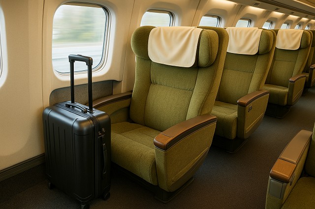 旅行をもっと楽にするグリーン車のキャリーケース活用法