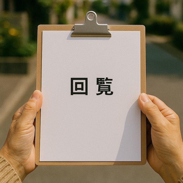 町内会活動に活用できる回覧のお願い文のアイデア