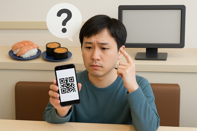 くら寿司でスマホで注文したQRコードを再表示する方法