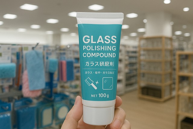 ダイソーの秘密兵器！ガラス研磨剤の驚きの効果とは