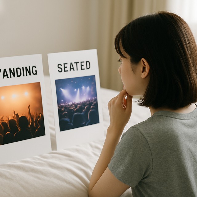 初めてのライブで迷う！スタンディングvs指定席の完全ガイド