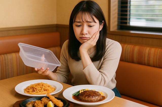 ガストの食べ残し、罪悪感ゼロで持ち帰れる！